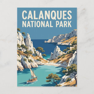 Nationalpark Calanques Frankreich Postkarte