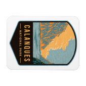 Nationalpark Calanques Magnet (Horizontal)
