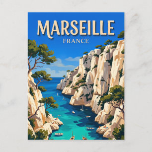 Nationalpark Calanques Marseille Frankreich Postkarte