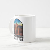Nationalpark California Arche Vintag Kaffeetasse (Vorderseite Links)