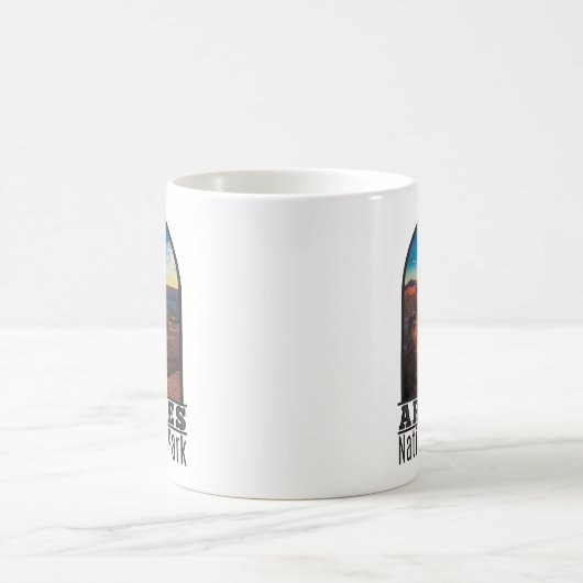 Nationalpark California Arche Vintag Kaffeetasse (Mittel)