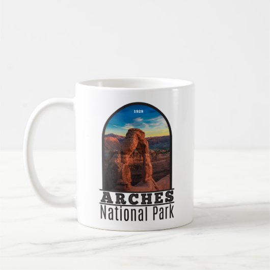 Nationalpark California Arche Vintag Kaffeetasse (Links)