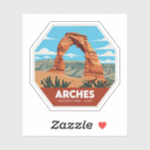 Nationalpark California Aufkleber (Blatt)