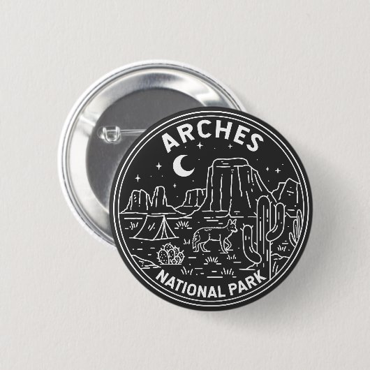 Nationalpark California  Button (Vorne & Hinten)