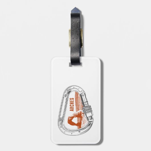 Nationalpark California Gepäckanhänger (Rückseite vertikal)