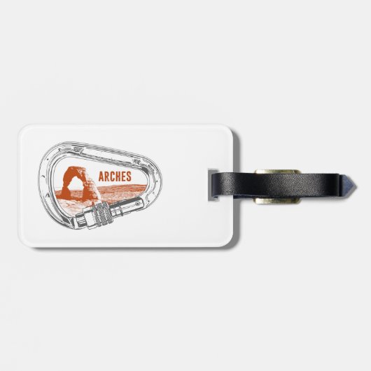 Nationalpark California Gepäckanhänger (Rückseite horizontal)