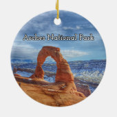 Nationalpark California Keramik Ornament (Hinten)