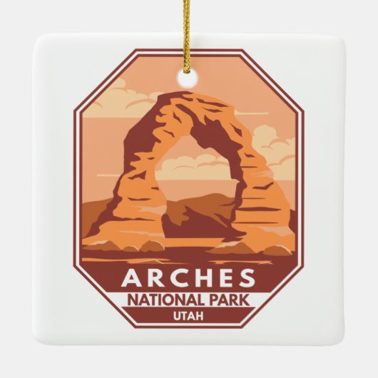 Nationalpark California Keramikornament (Rückseite)