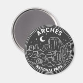 Nationalpark California Magnet (Vorderseite/Rückseite)