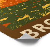 Nationalpark California Poster (Ecke)