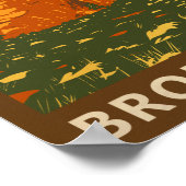 Nationalpark California Poster (Ecke)