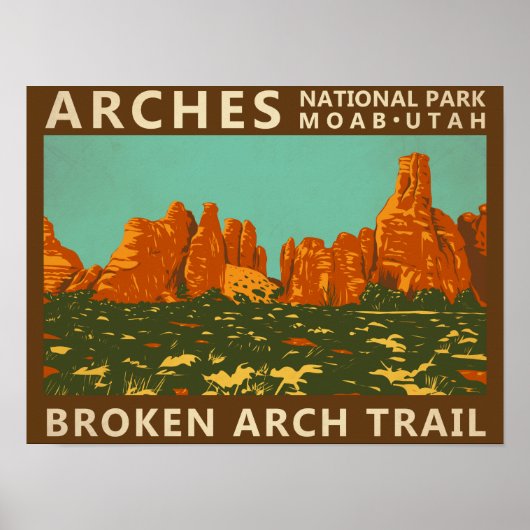 Nationalpark California Poster (Vorne)