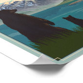 Nationalpark California Poster (Ecke)