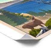 Nationalpark California Poster (Ecke)