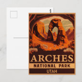 Nationalpark California Postkarte (Vorne/Hinten)