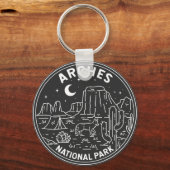 Nationalpark California Schlüsselanhänger (Vorderseite)