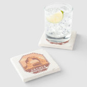 Nationalpark California Steinuntersetzer (Seitenansicht)