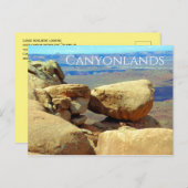 Nationalpark Canyonlands, Boulders, Utah Postkarte (Vorne/Hinten)