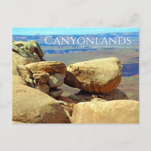 Nationalpark Canyonlands, Boulders, Utah Postkarte (Vorderseite)
