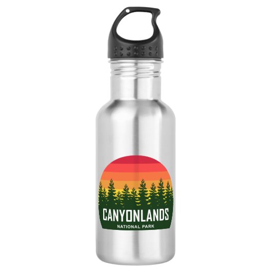 Nationalpark Canyonlands Edelstahlflasche (Vorderseite)