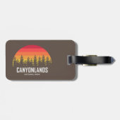 Nationalpark Canyonlands Gepäckanhänger (Rückseite horizontal)