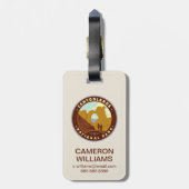 Nationalpark Canyonlands Gepäckanhänger (Rückseite vertikal)