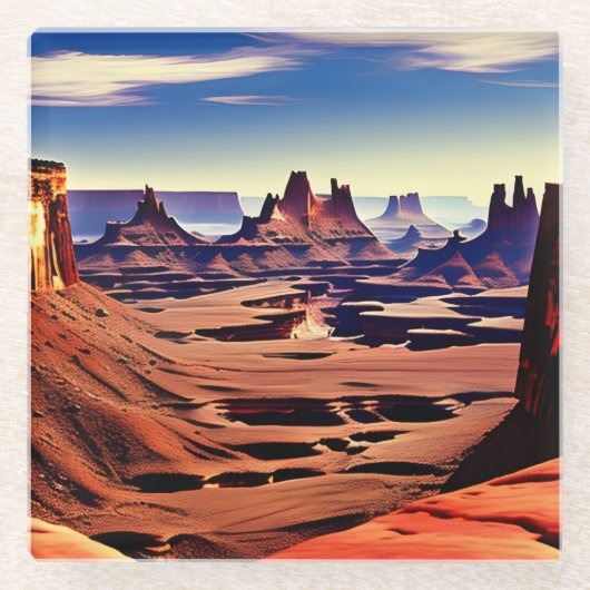 Nationalpark Canyonlands Glasuntersetzer (Vorderseite)