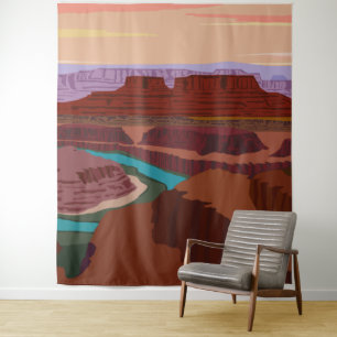 Nationalpark Canyonlands in Utah Wandteppich
