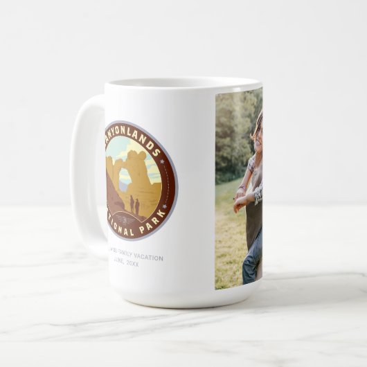 Nationalpark Canyonlands Kaffeetasse (Vorderseite Links)