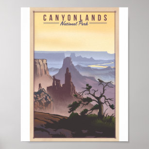 Nationalpark Canyonlands Litho Artwork Poster
