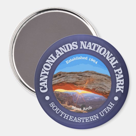 Nationalpark Canyonlands Magnet (Vorderseite/Rückseite)