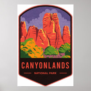 Nationalpark Canyonlands Poster