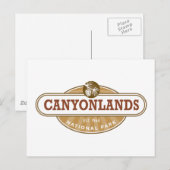 Nationalpark Canyonlands Postkarte (Vorne/Hinten)