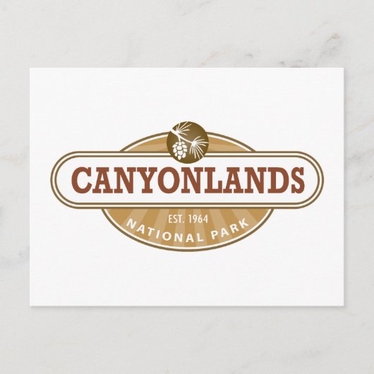 Nationalpark Canyonlands Postkarte (Vorderseite)
