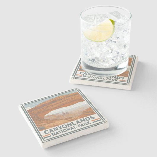 Nationalpark Canyonlands Steinuntersetzer (Seitenansicht)