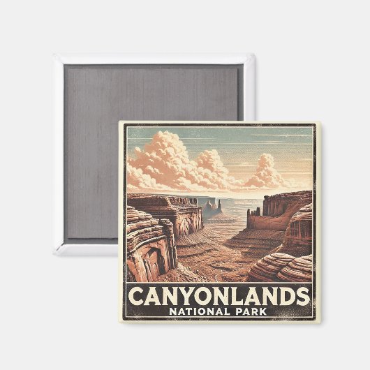 Nationalpark Cayonlands Magnet (Vorderseite/Rückseite)