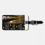 Nationalpark Centennale Hot Springs Herbst Gold Gepäckanhänger (Vorderseite horizontal)