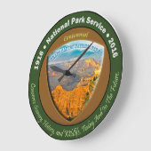 Nationalpark Centennial Große Wanduhr (Winkel)
