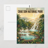 Nationalpark Chae Son Thailand Postkarte (Vorne/Hinten)