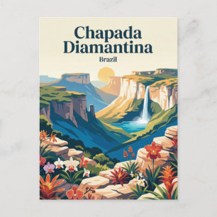 Nationalpark Chapada Diamantina Brasilien Postkarte