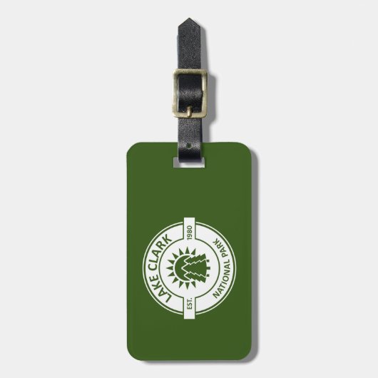 Nationalpark Clark Gepäckanhänger (Vorderseite vertikal)