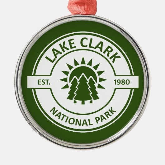 Nationalpark Clark Ornament Aus Metall (Vorne)