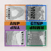 Nationalpark Collage - RMNP - YNP - ANP - GTNP Puzzle (Horizontal)