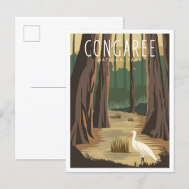 Nationalpark Congaree Süd Carolina Postkarte