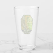 Nationalpark Congaree Süd Carolina Retro Glas (Rückseite)