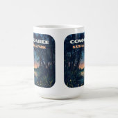 Nationalpark Congaree Süd Carolina Retro Kaffeetasse (Mittel)