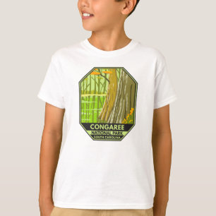 Nationalpark Congaree Süd Carolina Retro T-Shirt