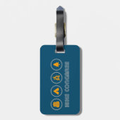 Nationalpark Congaree Wandern Gepäckanhänger (Rückseite vertikal)