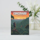 Nationalpark Costa Rica Corcovado Postkarte (Stehend Vorderseite)