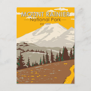 Nationalpark Cowlitz Postkarte